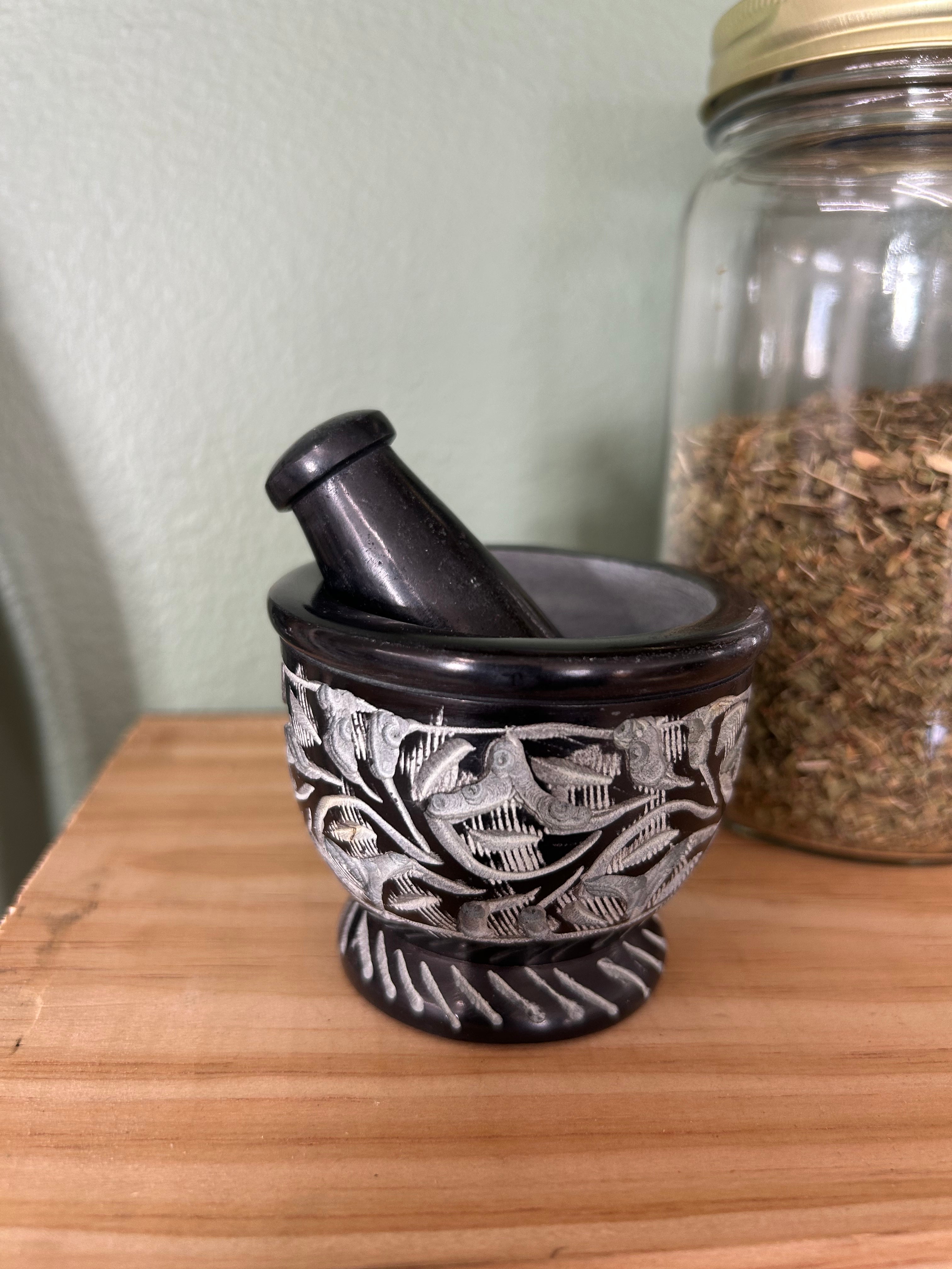 Soap Stone Mortar and Pestle
