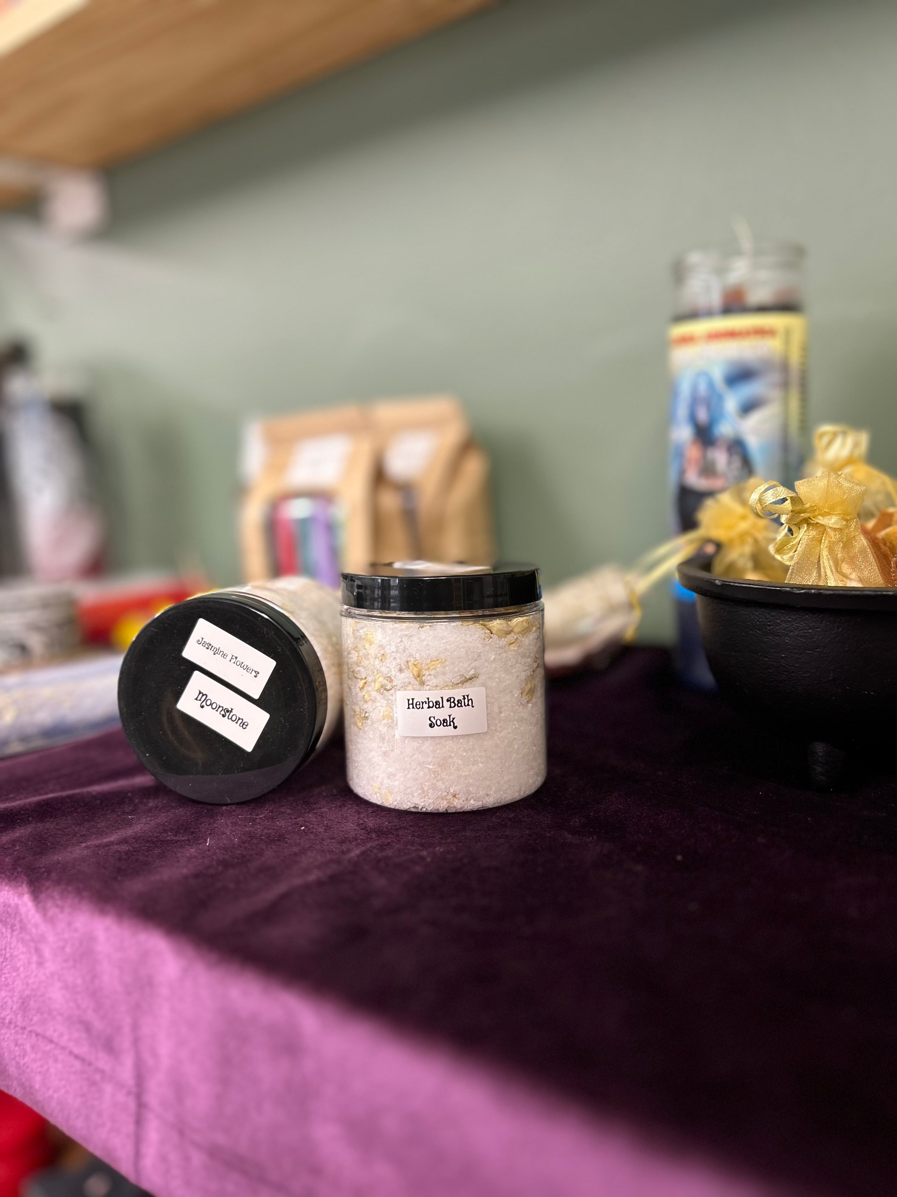 Moonstone and Jasmine Flower Bath Soak